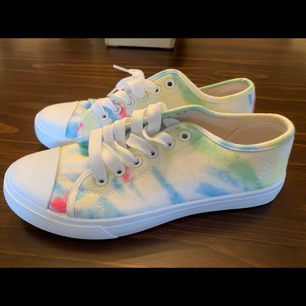 Tie dye sneakers